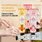 5Pcs/set Plant Fragrance Hand Cream Sets Moisturizing Repair Anti Dry Sets Nourishing Hand skincare Lotion Sets Christmas gift