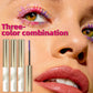 10-Color Ultra-fine Brush Mascara Strong and Lasting Content and Length, Waterproof Prolonged Eye Lash Makeup Black Red Purple