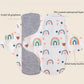 3pcs/Pack Small Reusable Washable Sanitary Pads Graphene Lining Soft Daily Panty Liners Light Flow Incontinence Cotton Pads