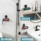 TAILI Soap Holder Soap Dish for Shower Wall, Bathroom Accessories, Removable and No Drill, with Visible Red Line Seal Indicator