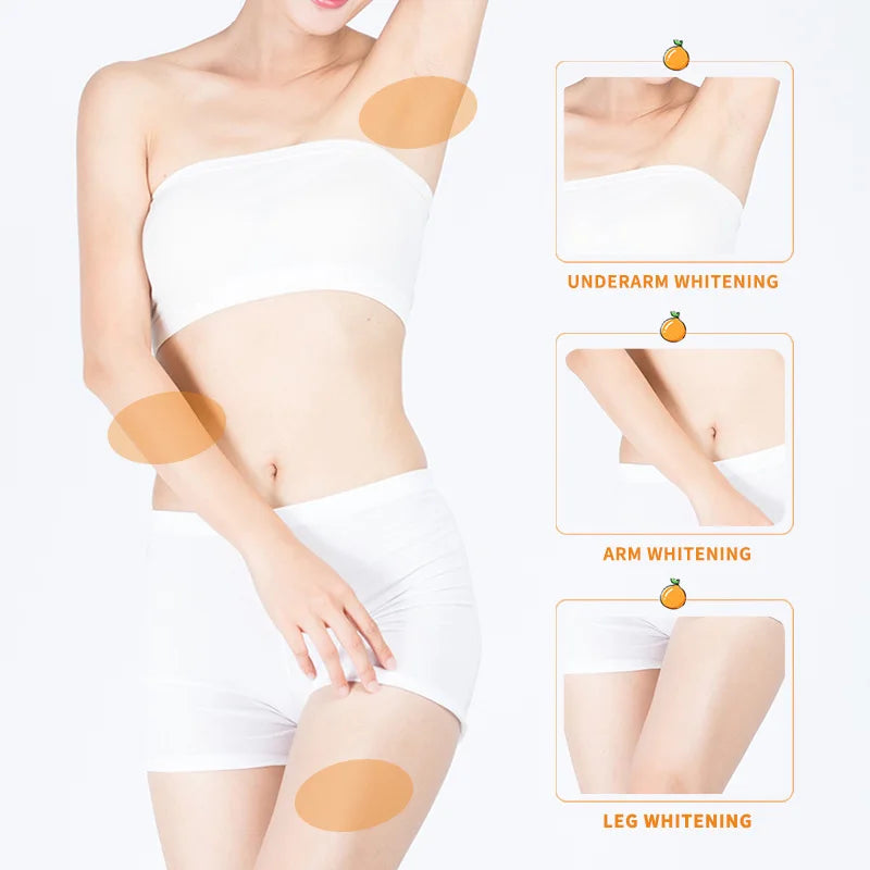 SADOER Vitamin C Whitening Cream Body Armpit Nourishing Anti-aging Smooth Moisturizing Body Lotion Exfoliating Creams Skin Care