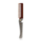 New Foldable comb Folding Pocket Clip Hair Moustache Beard Comb Fashion Men Women Handmade massage hair brush Folding knife comb