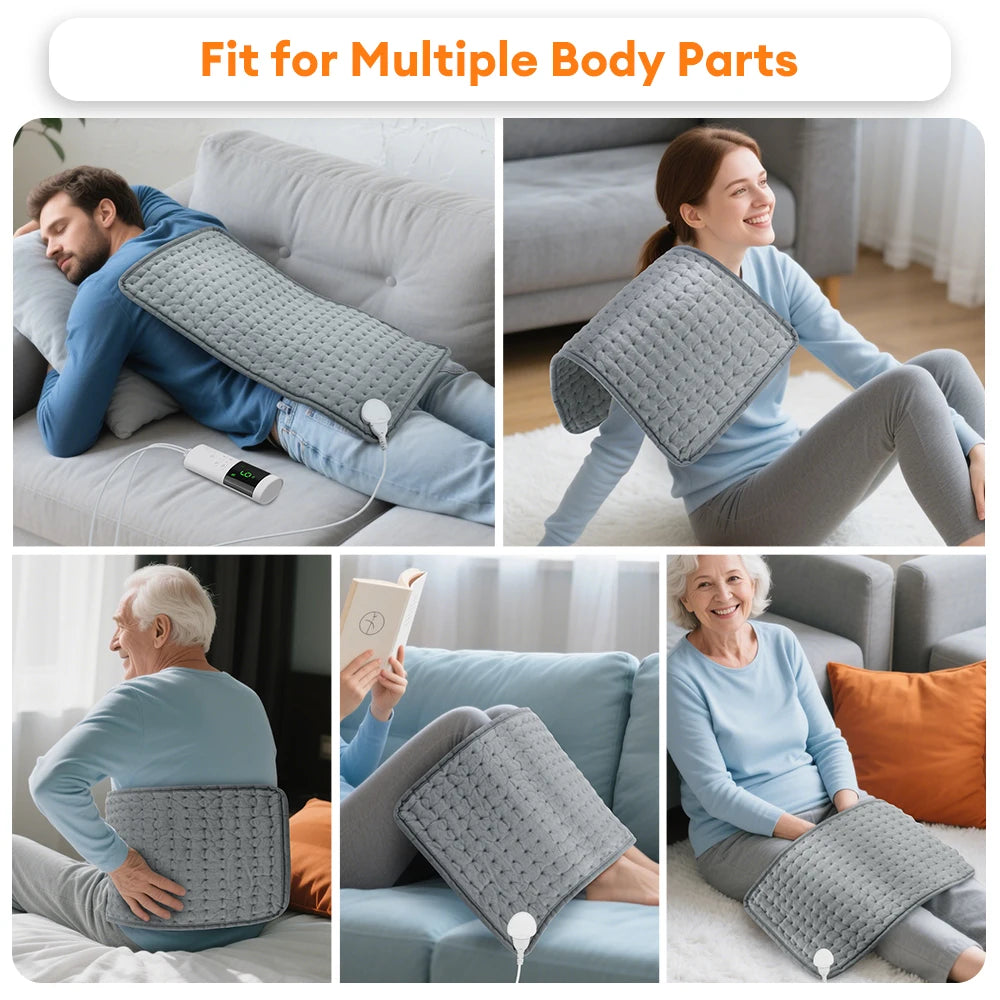 Electric Heating Pad Blanket Thermal Shoulder Abdomen Back Eliminate Fatigue Winter Warmer Home Office Constant Temperature