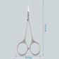Stainless Steel Cuticle Scissors Dead Skin Remover For Nails Art Clippers Russian Nail Scissors Manicure Curved Tip Scissor