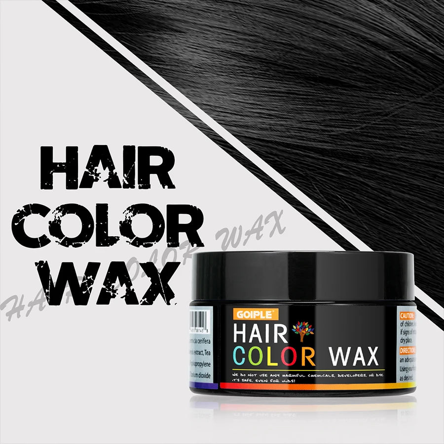 GOIPLE Fashion One-Time Hair Color Wax Styling Temporary Dye Cream Gel Diy Mud Pomade For Beards Eyebrow Easy To Wash