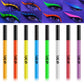 1PC UV Light Neon Eyeliner Pen Eyes Makeup Blue Green Waterproof Liquid Color Eye Liner Pencil Make Up Cosmetics Yellow Purple