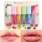 CmaaDu 6 Packs Fruit Mirror Color Changing Lipstick Lip Glaze Set Nourish Moisturize Brightening Protect Lips and Fade Lip Gloss