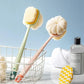 Loofah Back Scrubber Long Handle Shower Body Brush with Soft Mesh Sponge for Women Skin Exfoliating Bath Massage back scrubber