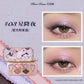 Flowerknows 6 Color Eye Shadow Palette Shell's Jewel Matte Pearl Metallic Glitter Eyeshadow Makeup Long-Wearing for Eyes
