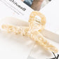 Women Hair Accessories Hollow Out Fashion Acetate Hair Claws Colourful Ponytail Acetic Claw Clips For Girls