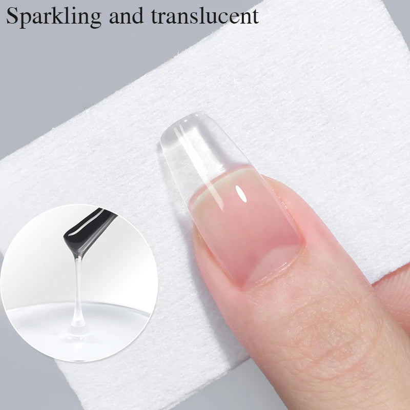 15ML 4 in 1 Builder Nail Gel For Quick Extension Nail Reinforcement Construction UV Gel Polish Semi-permanent Nail Art Varnish