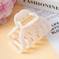 New Large Marble Stripes Pumpkin Hair Claws Crab Hairpins For Women Sweet Hair Clip Barrettes Headband Hair Accessories Styling