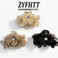 1/3pcs ZYFHTT Rhinestone Mesh Flower Hair Clip Claw for Woman Elegant Shark Clip Fashion Girl Hair Clamp Hair Accessories