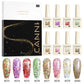 CANNI Gel Nail Polish Glitter Diamond Sparkle Color Collection Gorgeous Color HEMA FREE Soak Off UV LED Semi Permanent AurorGel