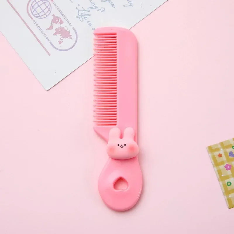 1PCS cute children's comb special portable small comb for newborns, safe and scratch-resistant cute baby comb