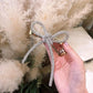 Elegant Vintage Bowknot Clips Crystal Rhinestone Hair Clip Ribbon Accessories Women