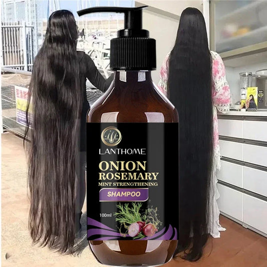 100ML Hair Shampoo For Fast Hair Growth Rosemary Onion Shampoo 30ML Spray Anti Hair Loss Effective Within 7 Day Hair Growth