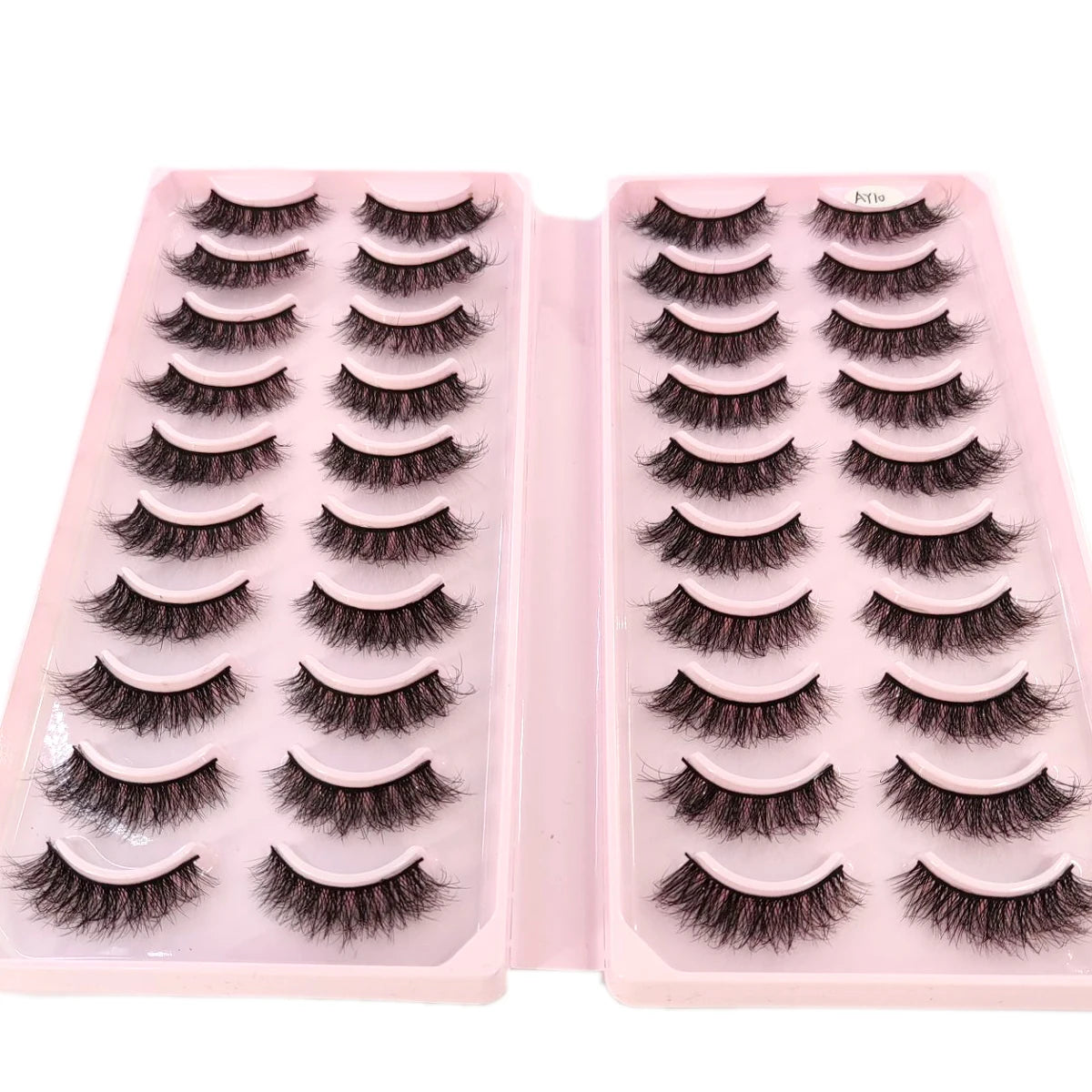 2023 New 20 pairs natural long 3D mink false eyelashes fake lashes makeup kit Mink Lashes extension eye lashes short eyelashes