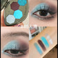 Girlcults Makeup Pressed Glitter Eyeshadow Palette Shimmer Matte Chameleon 4 Color Long Lasting Eye Shadow Cosmetics Full Set