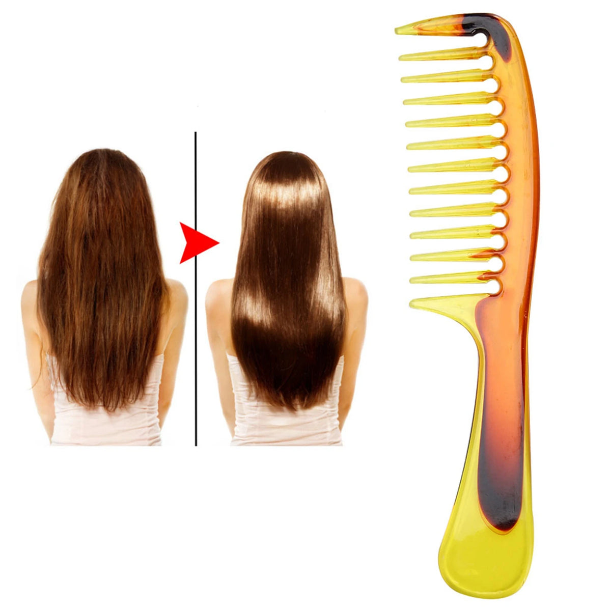 Hair Comb Cut Comb Barbershop Dry Wet Wide Tooth Salon Hairstyle Detangling Comb Hairdressing Rake Comb Styling Tools