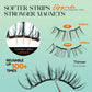 VYRILA Soft Magnetic Eyelashes No Glue Needed Reusable Natural Look 3D Lashes Easy Apply Soft Magnetic Lashes Kit for Eye Makeup