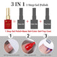 UR SUGAR 15ml 1 Step Gel Polish 3 IN 1 Red Pink Glossy Nail Soak Off LED UV Gel Nail Varnishes No Need Base Gel and Top Coat