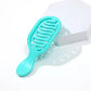 Mini Travel Brush Compact Pocket Design with Durable ABS Plastic Handle and Gentle Nylon Bristles for Dry and Wet Hair