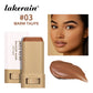 Matte Foundation Stick Waterproof Coverage Travel Flawless Eraser Foundation Stick Lightweight Enhance Skin Radiance Face Makeup