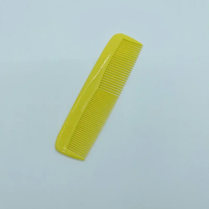 Mini Plastic Comb Small Hair Comb with Thick and Thin Teeth Portable Comb for Hotel Barber Accessories Women Hair Tools