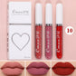 New 3pcs/set Liquid Lipstick Waterproof Long Lasting Cosmetic Black Blue Purple Green Matte Lip Gloss Nude Lip Tint Stain Makeup