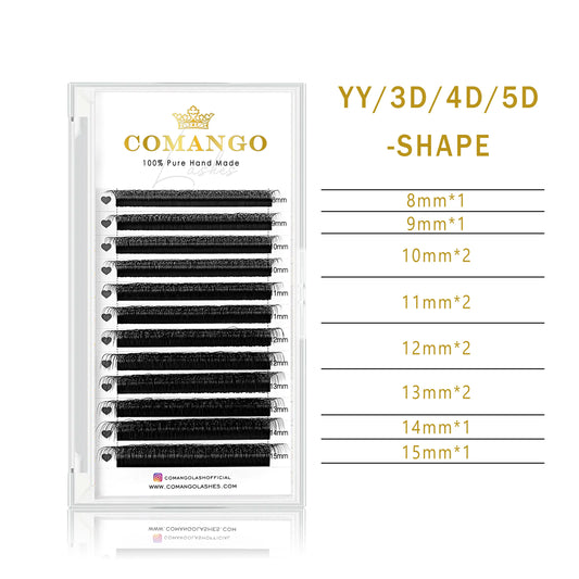 CoMango W Eyelash Extension Automatic Flowering 2d/3d/4d/5d/6d/8d W Fake Lashes 0.07 CD Premade Volume Fans Individual Eyelashes